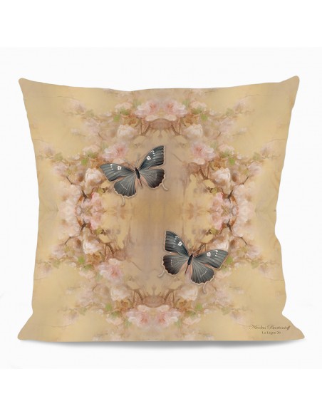 HOUSSE DE COUSSIN  PAON 60x60 cm