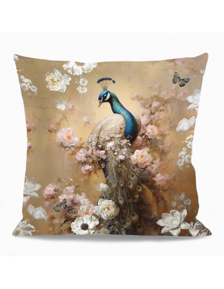 HOUSSE DE COUSSIN  PAON 60x60 cm