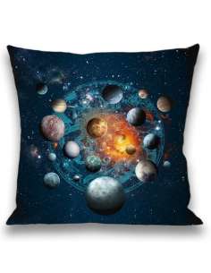 SPACE DREAM cushion on the front, cushionSPACE DREAM on the back 2