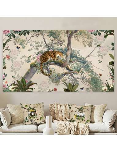 Tenture LEOPARD  132x194  cm