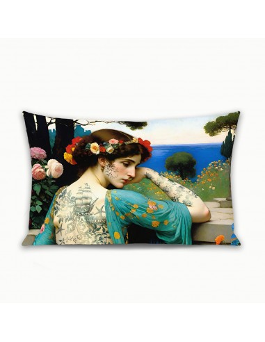 HOUSSE DE COUSSIN RECTANGLE MEDITERRANEE 40x60 cm