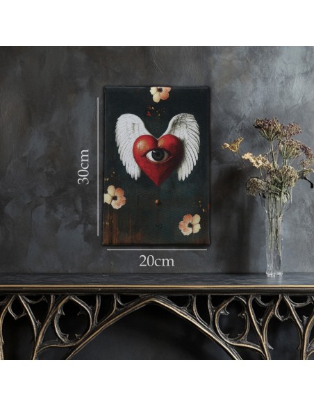 PRINTING CANVAS DEEP IN YOUR HEART 20x20 cm