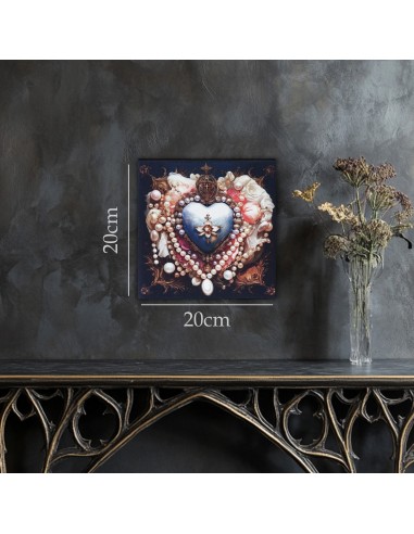TABLEAU NOTRE DAME 20x20 cm