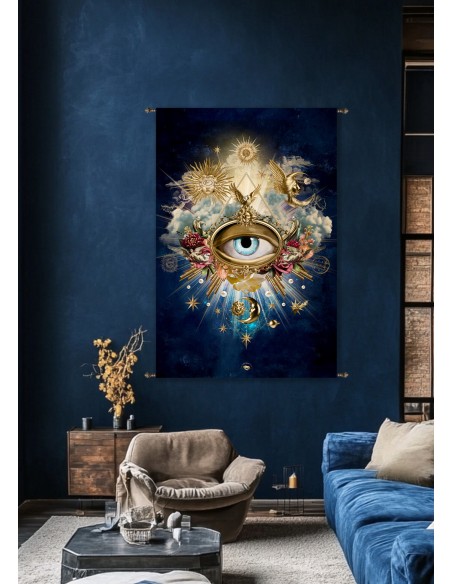 TENTURE NON OMNIS MORIAR 88x132 cm