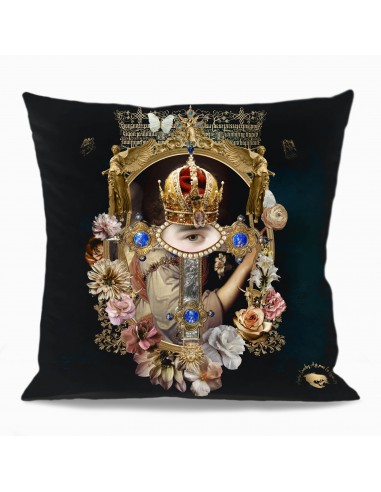 HOUSSE DE COUSSIN SALVADOR MUNDI 50x50 cm