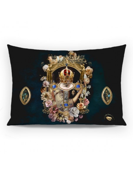 HOUSSE DE COUSSIN RECTANGLE SALVADOR MUNDI 40x60 cm