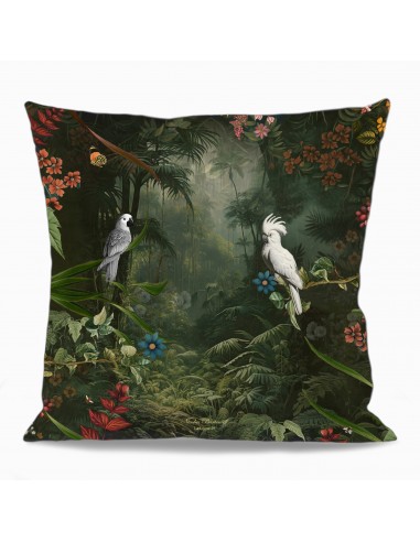 HOUSSE DE COUSSIN TROPIQUES 50x50 cm
