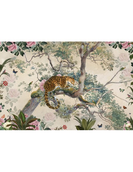 LEOPARD WALL HANGING 88x132 cm