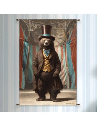 BEAR - WALL HANGING  88x132  cm