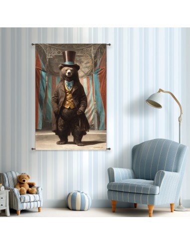 BEAR - WALL HANGING  88x132  cm