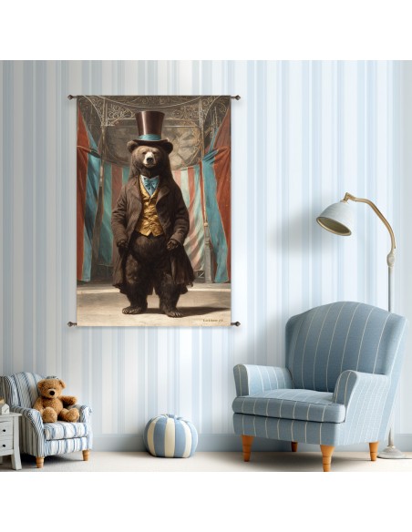 BEAR - WALL HANGING  88x132  cm