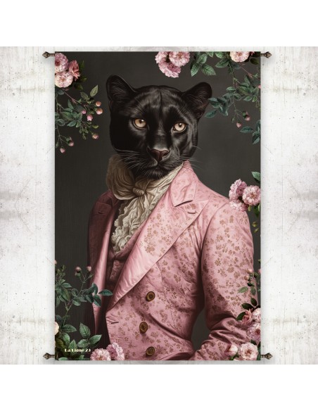 TENTURE BLACK PANTHER 88x132 cm