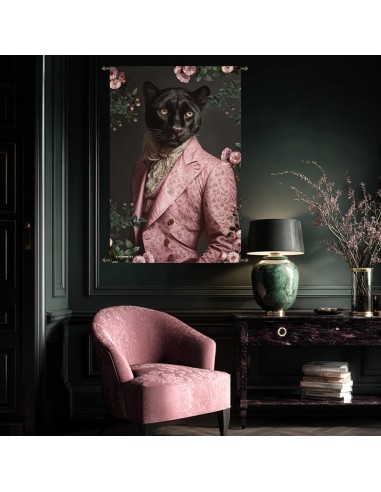 TENTURE BLACK PANTHER 88x132 cm