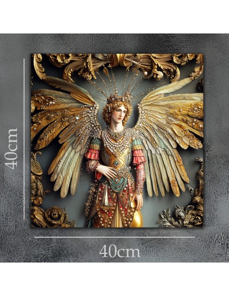 MON ANGE PRINTED CANVAS 40x40 cm