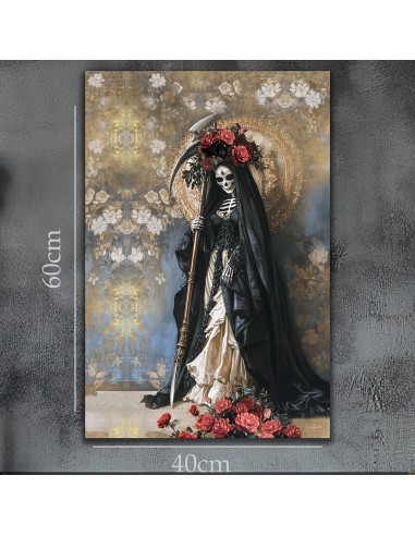 TABLEAU SANTA MUERTE 40x60 cm