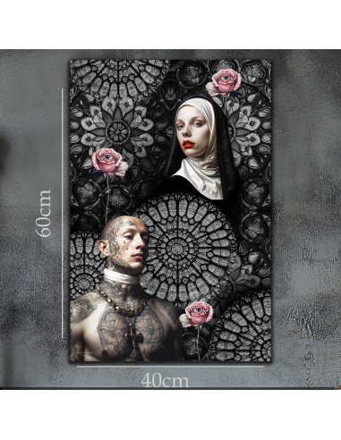 TABLEAU LE DERNIER BAISER 40x60 cm