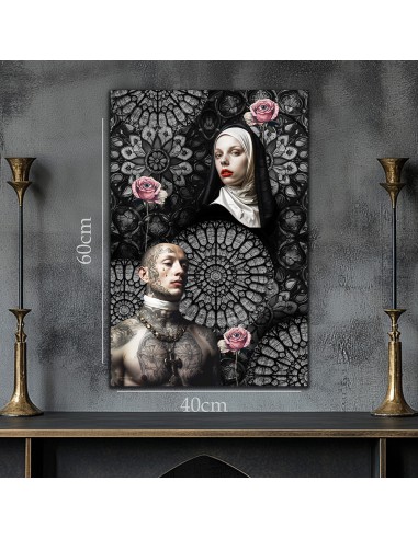 TABLEAU LE DERNIER BAISER 40x60 cm