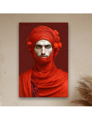 TABLEAU BAAL LE ROUGE 40x60 cm