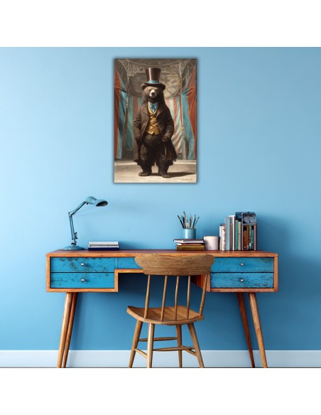 PRINTING CANVAS BEAR 40x60 cm