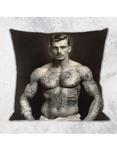 HOUSSE DE COUSSIN POISSON 50x50 cm