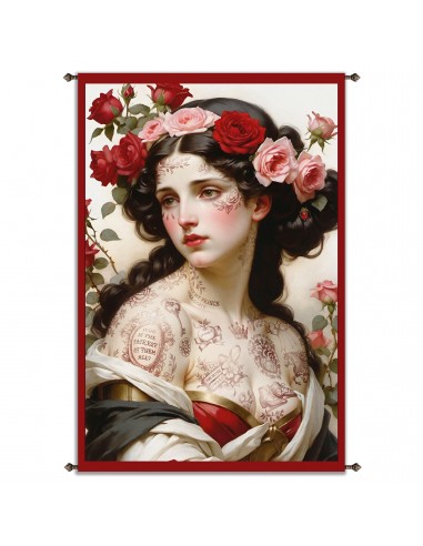 SNOW WHITE WALL HANGING  88x132  cm