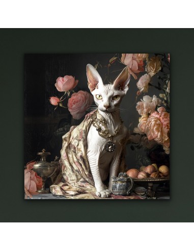 PRINTED CANVAS FELIS CATUS 40x40 cm