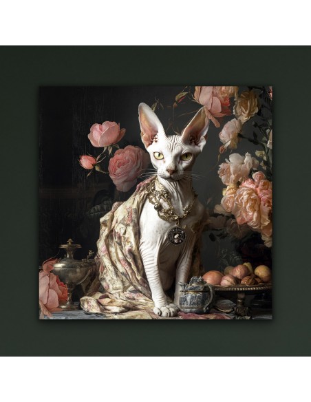 PRINTED CANVAS FELIS CATUS 40x40 cm