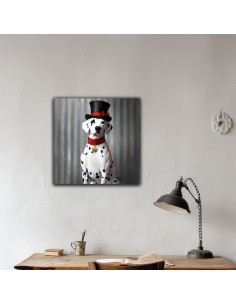 DALMATIEN PRINTED CANVAS 40x40 cm 2