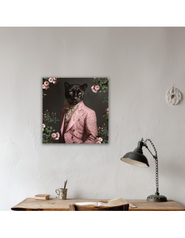 BLACK PANTHER PRINTED CANVAS 40x40 cm