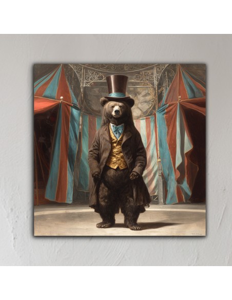 TABLEAU BEAR 40x40 cm