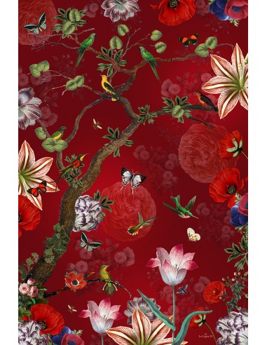 TENTURE LE CHANT DES OISEAUX 132x194 cm