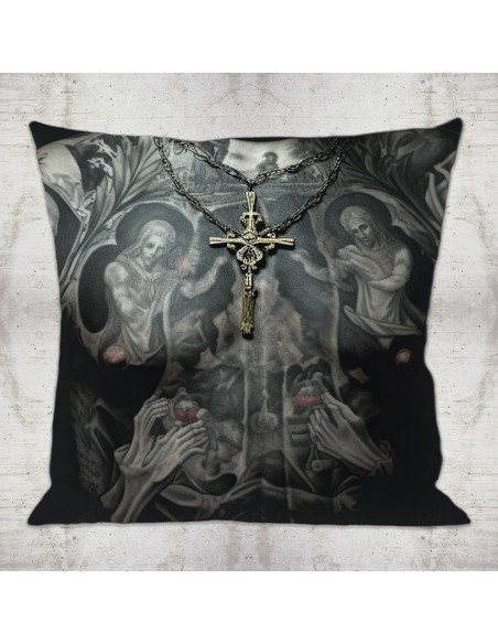 HOUSSE DE COUSSIN CONFESSE TOI 50x50 cm