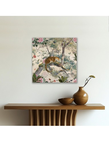 PRINTING CANVAS LEOPARD 40x40 cm