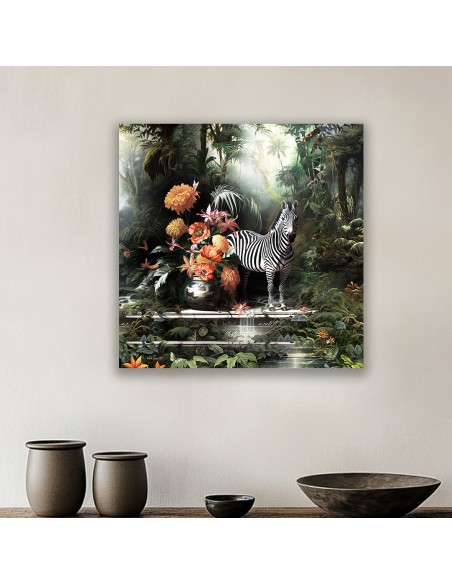 PRINTING CANVAS ZEBULON 40x40 cm