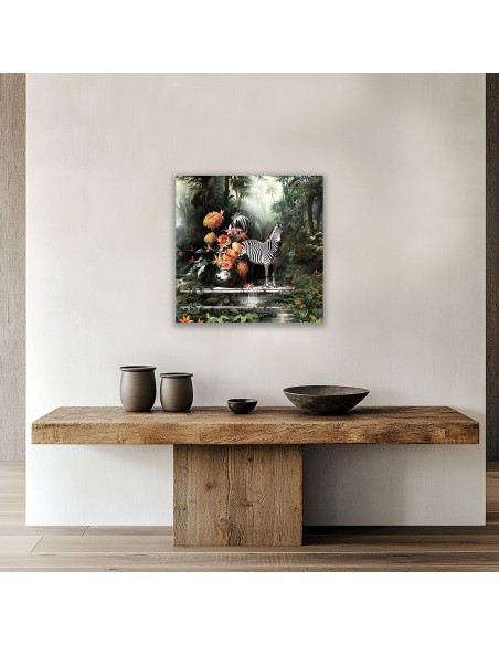 PRINTING CANVAS ZEBULON 40x40 cm