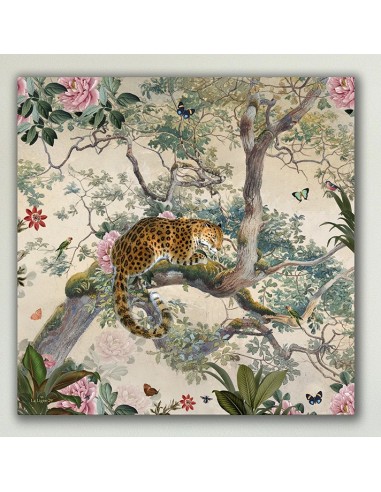 PRINTING CANVAS LEOPARD 40x40 cm