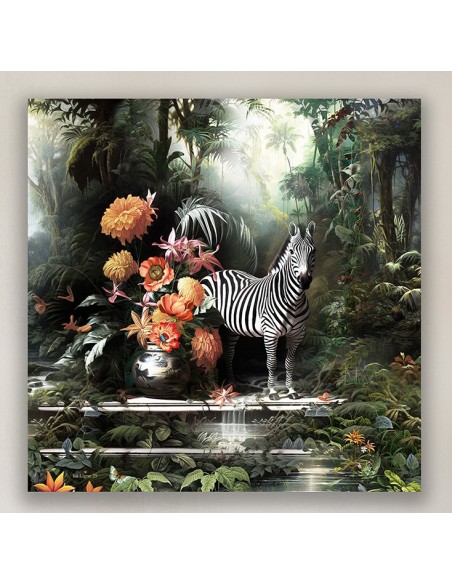 PRINTING CANVAS ZEBULON 40x40 cm