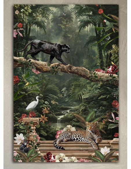 JAGUAR PRINTED CANVAS 40x60 cm