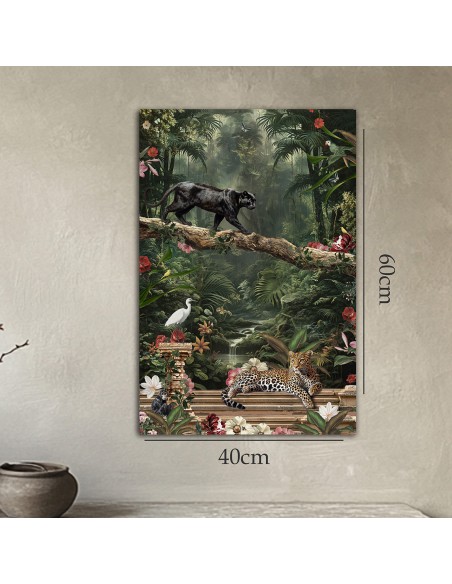 JAGUAR PRINTED CANVAS 40x60 cm