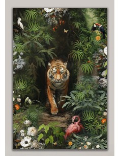 TIGRE PRINTED CANVAS 40x60 cm