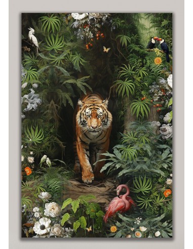 TABLEAU TIGRE 40x60 cm