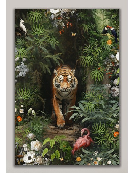 TABLEAU TIGRE 40x60 cm