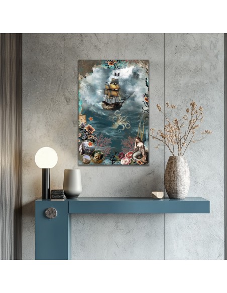 TABLEAU OCTOPUS 40x60 cm
