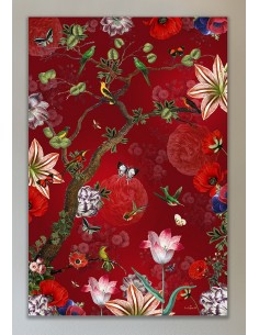 PRINTED CANVAS LE CHANT DES OISEAUX 40x60 cm