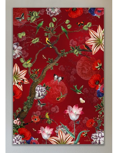 PRINTED CANVAS LE CHANT DES OISEAUX 40x60 cm