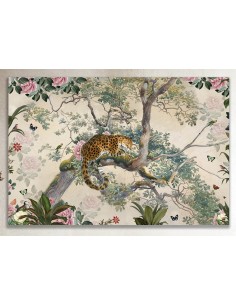 PRINTED CANVAS LEOPARD 40x60 cm