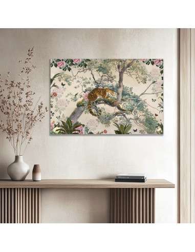 PRINTED CANVAS LEOPARD 40x60 cm