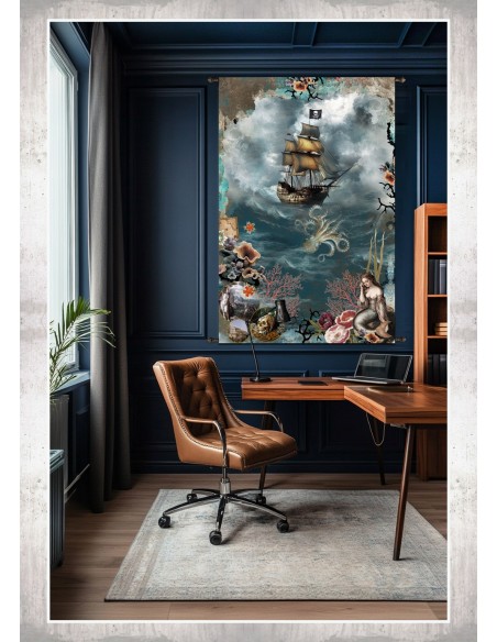 OCTOPUS WALL HANGING  88x132  cm