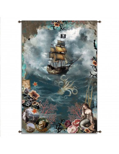 OCTOPUS WALL HANGING  88x132  cm