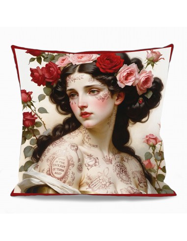 HOUSSE DE COUSSIN BLANCHE NEIGE  60x60 cm
